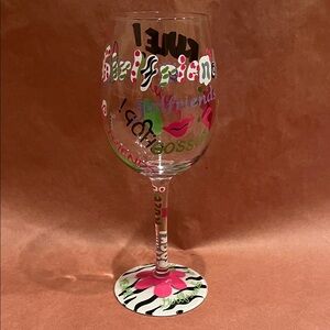 Lolita Girlfriend Wine Glass